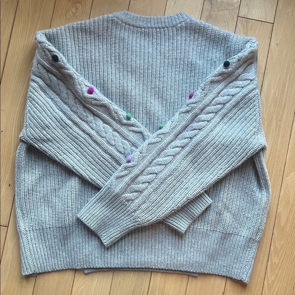 Autum cashmere wool blend sweater - Picture 6 of 9